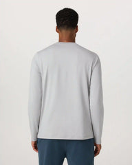 Long Sleeve Ponto Performance Tee | Frost Grey Heather