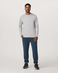 Long Sleeve Ponto Performance Tee | Frost Grey Heather
