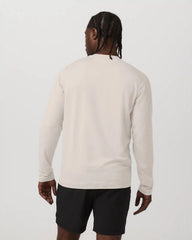 Long Sleeve Ponto Performance Tee | Oatmeal Heather