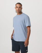 Short Sleeve Vuori Heavyweight Cotton Tee - Relaxed Fit | Blue Dusk