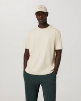 Short Sleeve Vuori Heavyweight Tee - Relaxed Fit | Buttermilk Heather