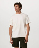 Short Sleeve Vuori Heavyweight Cotton Tee - Relaxed Fit | Ivory