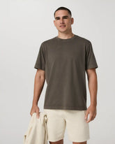Short Sleeve Vuori Heavyweight Tee - Relaxed Fit | Oregano Garment Dye
