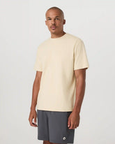 Short Sleeve Vuori Heavyweight Cotton Tee - Relaxed Fit | Sandstone