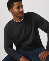 Long Sleeve Vuori Heavyweight Cotton Tee - Relaxed Fit | Black