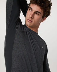 Long Sleeve Ponto Hybrid Baselayer | Charcoal Heather