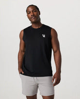 Viewpoint Muscle Tank | Black Logo Graphic