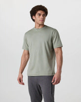 Short Sleeve Ponto Tee - Relaxed Fit | Agave Green Heather