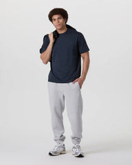 Short Sleeve Ponto Tee - Relaxed Fit | Midnight Heather