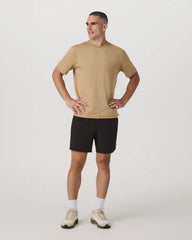 Short Sleeve Ponto Tee - Relaxed Fit | Sungold Heather