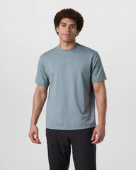 Short Sleeve Ponto Tee - Relaxed Fit | Dusty Blue Heather