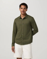 Long Sleeve Knit Oxford Button Down - Classic Fit | Herb