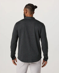 Long Sleeve Ponto Button Down Shirt | Charcoal Heather
