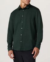 Long Sleeve Ponto Button Down Shirt | Evergreen Heather