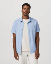 Short Sleeve Knit Oxford Button Down - Classic Fit | Blue Dusk
