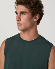 Sleeveless Viewpoint Muscle Tank 2.0 | Hemlock