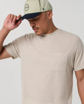 Short Sleeve Micro Waffle Tee - Relaxed Fit | Desert Heather