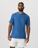 Short Sleeve Strato Tech Tee - Relaxed Fit | Court Blue Heather