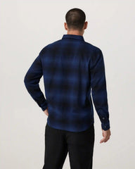 Long Sleeve Flannel Button Down Shirt | Blue Coast
