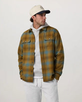 Long Sleeve Flannel Button Down Shirt | Bluegrass