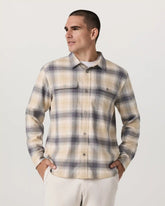 Long Sleeve Flannel Button Down Shirt | Cavern Grey