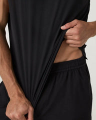 Sleeveless Strato Breathe Tank | Black
