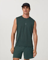 Sleeveless Strato Breathe Tank | Hemlock/Black