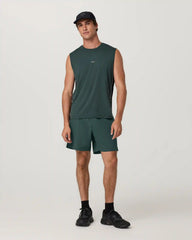 Sleeveless Strato Breathe Tank | Hemlock/Black