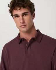 Long Sleeve Cypress Rugby | Boysenberry