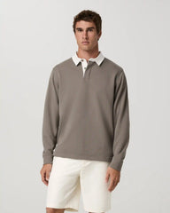Long Sleeve Cypress Rugby | Smokey Taupe
