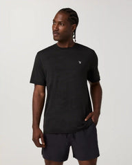 Short Sleeve Clearview Engineered Tee | Black
