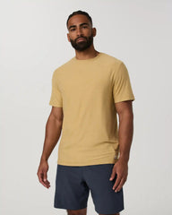 Strato Tech Tee | Golden Brown Heather