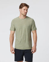 Strato Tech Tee | Agave Green Heather