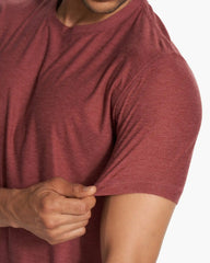 Strato Tech Tee | Earth Red Heather