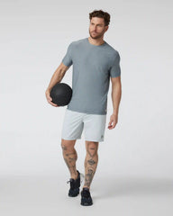Strato Tech Tee | Dusty Blue Heather
