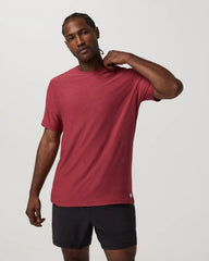 Strato Tech Tee | Sour Cherry Heather