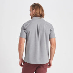 Bishop Short-Sleeve Button-Down | Light Grey