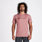V1 Vuori Tech Tee | Saltwater Red Heather