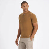 Short-Sleeve Tuvalu Henley | Tobacco