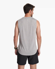 Zephyr Muscle Tee | Heather Grey