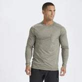Long-Sleeve Tradewind Performance Tee | Army Heather