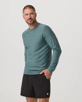 Long Sleeve Strato Tech Tee | Bluegrass Heather
