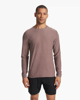 Long Sleeve Strato Tech Tee | Hazel Heather
