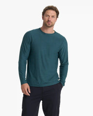 Long Sleeve Strato Tech Tee | Beryl Heather