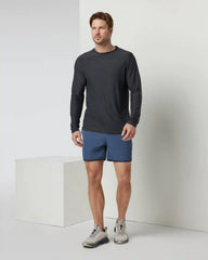 Long Sleeve Strato Tech Tee | Charcoal Heather