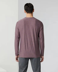 Long Sleeve Strato Tech Tee | Elderberry Heather