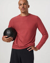 Long Sleeve Strato Tech Tee | Fire Heather