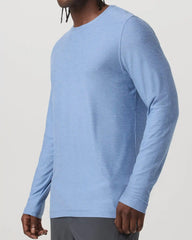 Long Sleeve Strato Tech Tee | Isle Blue Heather