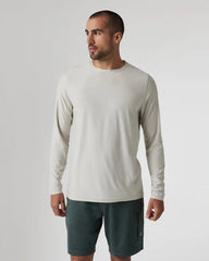 Long Sleeve Strato Tech Tee | Salt Heather