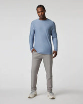 Long Sleeve Strato Tech Tee | Chambray Heather